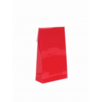 Gift Bags Peel and Seal Red Small Laminated (50) LGBRS